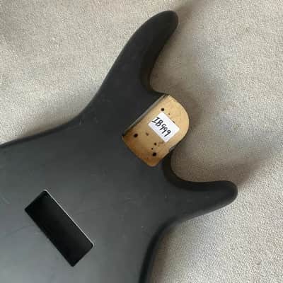 Matte Black 4/5 String Bass Basswood Body image 2
