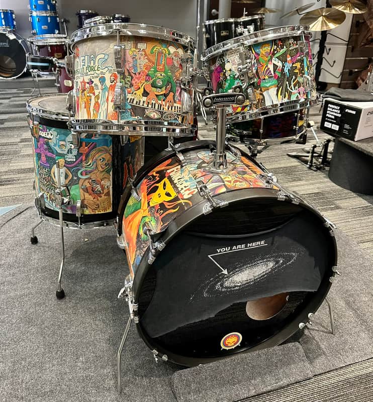 Montineri Custom Drums 5 Piece Ludwig Resto-Mod 2026 - *Funkadelic* image 1