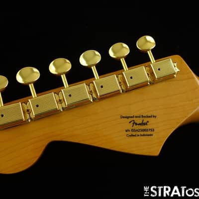 Fender FSR Squier Classic Vibe 50s Stratocaster Strat NECK w/ GOLD TUNERS Maple image 6