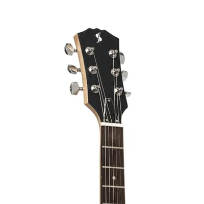 Stagg Standard Series Electric Guitar - Vintage Yellow - SEL-HB90 VYL image 4