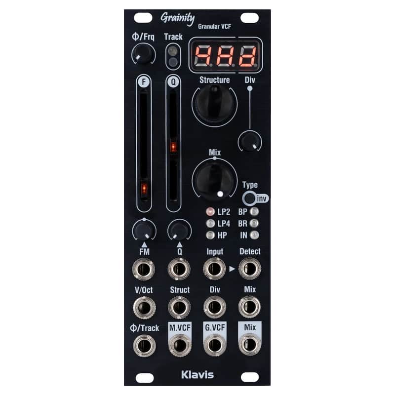 Klavis Grainity Eurorack Granular Filter Module (Black) image 1