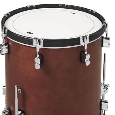 Pacific Drums & Percussion Set Concept Classic 3-Piece w/26 Kick, Ox Blood with Ebony Hoops Drum Shell Packs (PDCC2613OE) image 5