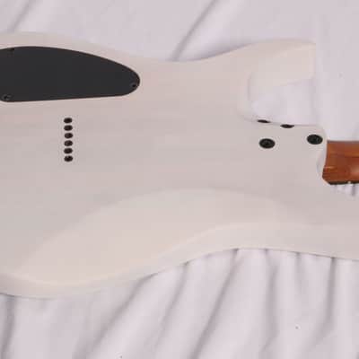 Balaguer Guitars / Diablo Standard with Hipshot Hardtail Bridge Satin Trans White New! [92276] image 12