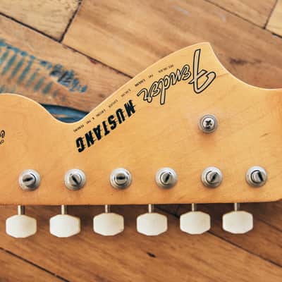 Fender Mustang Guitar with Rosewood Fretboard 1966 - Dakota Red image 15