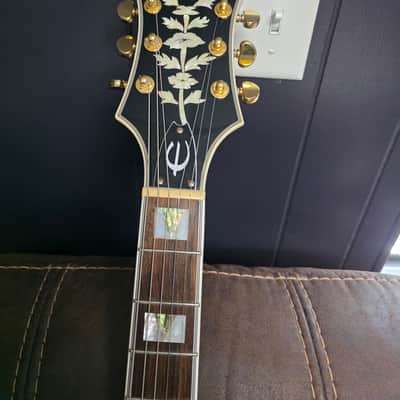 Epiphone Sheraton II Pro with Pau Ferro Fretboard 2019 - Midnight Sapphire with hard case image 4