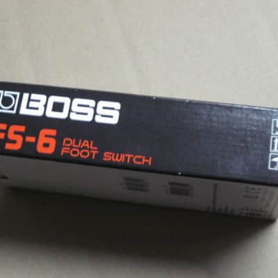 lightly handled (generally mostly very clean) Boss EMPTY BOX ONLY for FS-6 Dual Foot Switch (NO footswitch / NO paperwork) specifically from  2014 - but can be a home for a different year FS-6 footswitch (link for Manual in is description) image 11