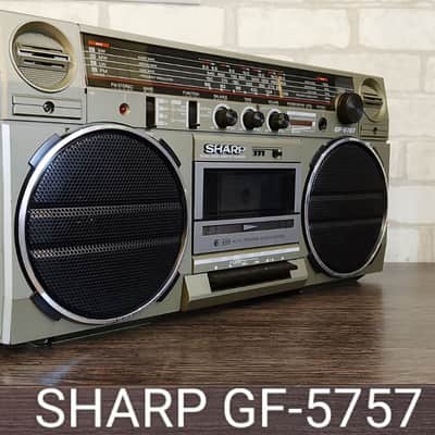 SHARP GF-5757 Rare Vintage Serviced Japan Cassette Deck Boombox Warranty image 2