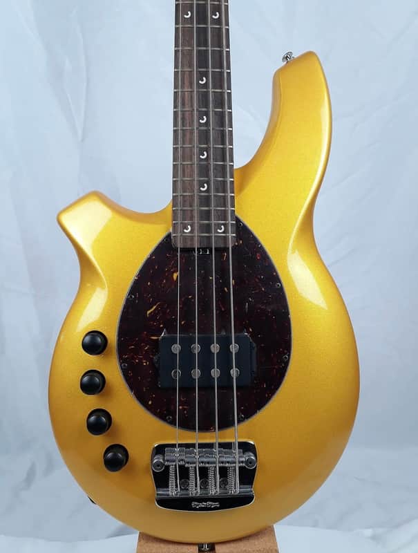 Ernie Ball Music Man Bongo 4H Left-Handed 2006 - Medallion Gold image 1