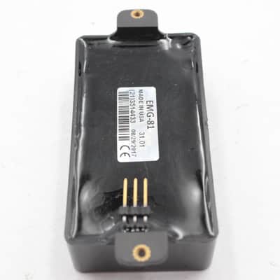 EMG 81 Black Active Alnico Guitar Humbucker Pickup image 2