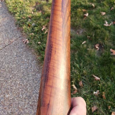 Warmoth Strat Neck, Partly Loaded, Rare Flamed Goncalo Alves, Stainless Frets, Floyd Rose Nut image 19