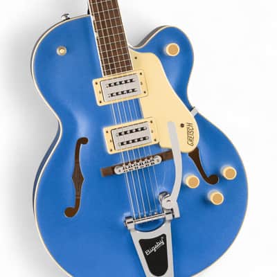 Gretsch G2420T Streamliner™ Hollow Body Electric Guitar with Bigsby®, Laurel Fingerboard, Broad'Tron™ BT-3S Pickups, Fairlane Blue image 3