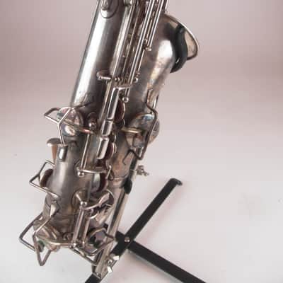 Seltenes Vintage Diamond Eb Altsaxophon Sax Alt Polster neu rare alto sax new pads versilbert image 2