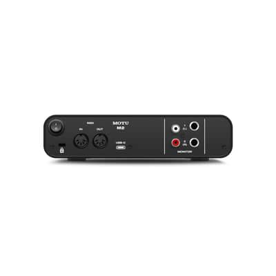 MOTU M2 USB-C Audio Interface 2019 - Present - Black image 4