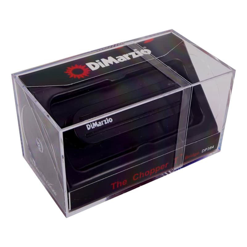 DiMarzio DP384BK Chopper T, Tele Bridge Pickup, Black image 1