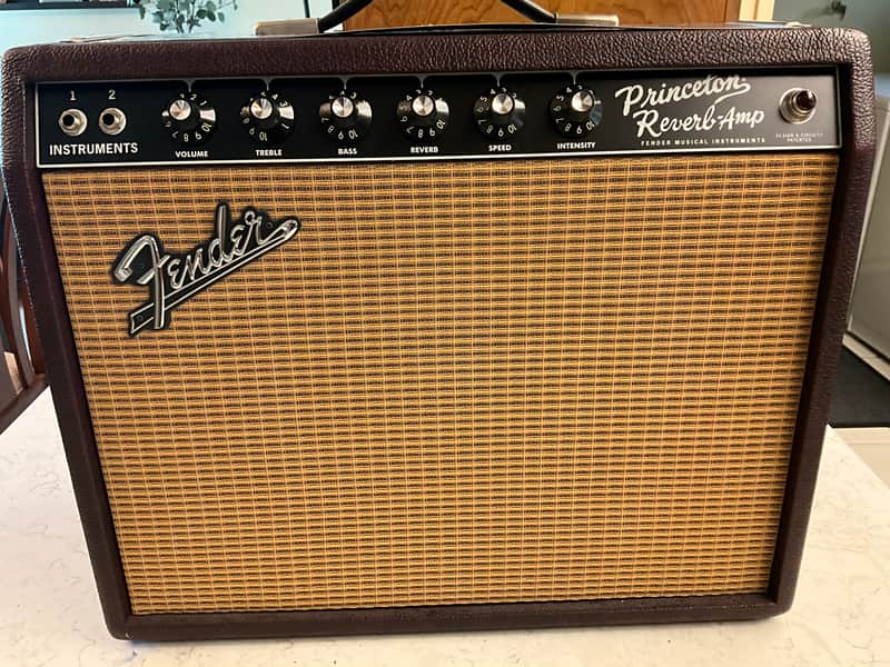 Fender '65 Princeton Reverb Reissue 15-Watt 1x12" Guitar Combo 2008 - Present - Bordeaux Reserve image 1