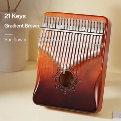 Kalimba-17k gradient brown / China image 7