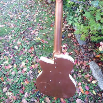 Danelectro u-2 guitar coke bottle headstock 1950's copper image 7