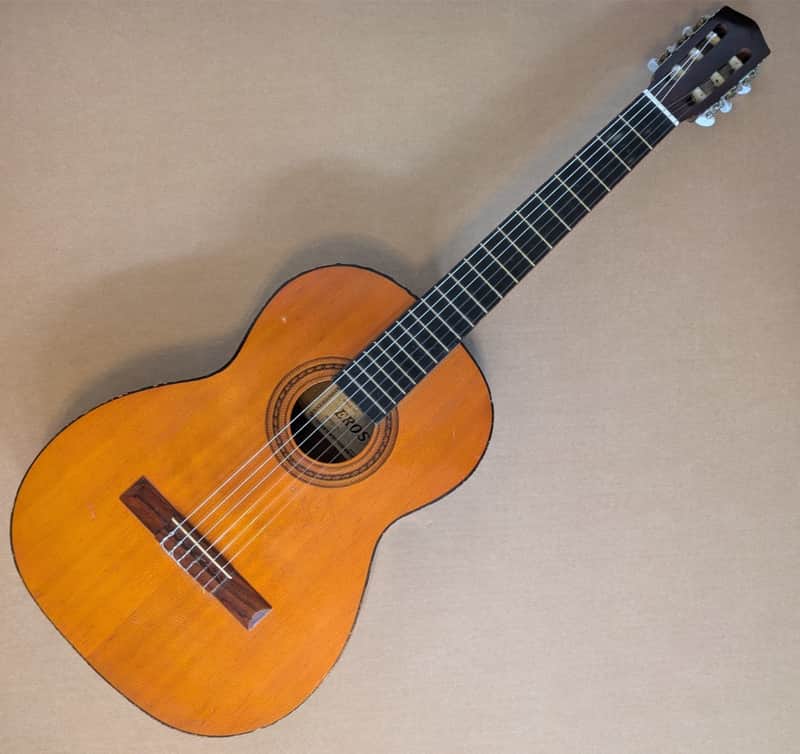 Vintage EROS Classical Spanish Acoustic Guitar made in Japan image 1