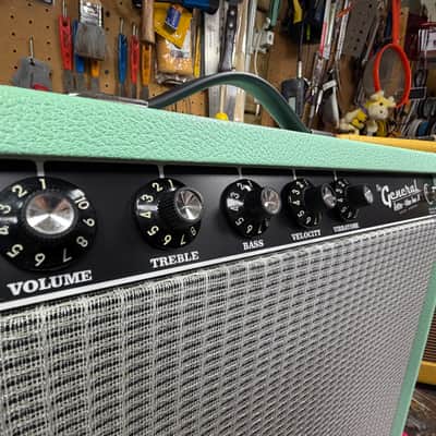 GVT  Vibro Tone JR Handwired NOS Guitar amplifier blackface 1964 / Surf Green Vibro champ  AA764 image 3