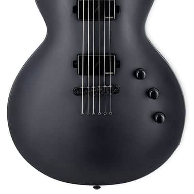 ESP LTD EC-1000 Baritone Electric Guitar. Charcoal Metallic Satin image 1