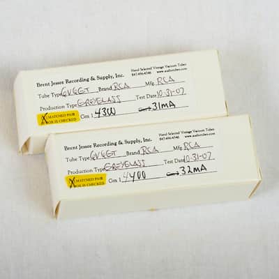 RCA 6V6 matched pair image 10
