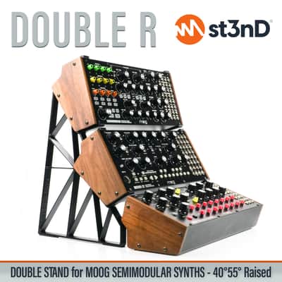 DOUBLE STAND for MOOG Semi-Modular Synths (40° and 55°) - Raised (by 75mm) image 2