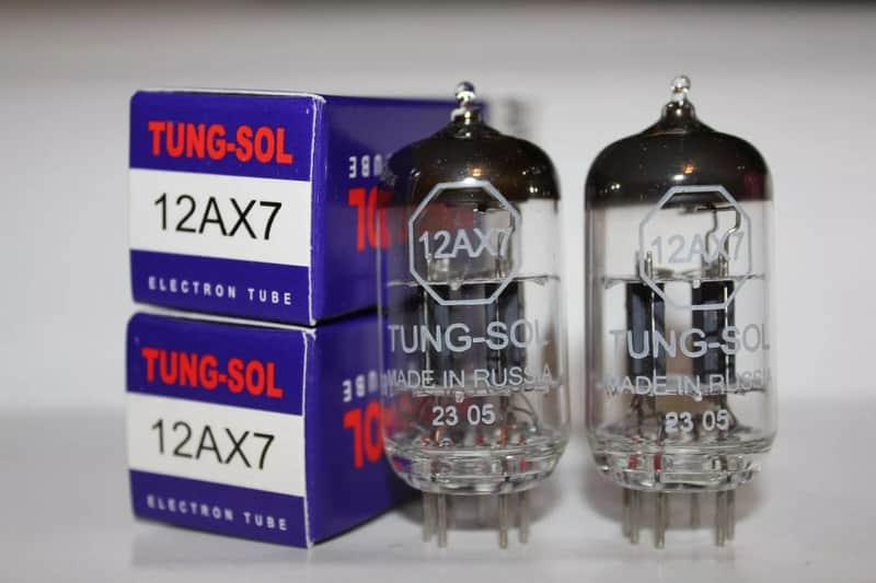 Matched Pair Tung-Sol 12AX7 / ECC83 Preamp Tubes – New in Box! image 1