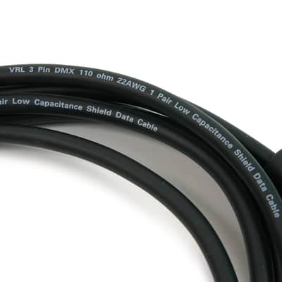 Elite Core VRL 3-Pin DMX 50' ft Pro-Lighting Shielded Cables | LED-Data | Low Capacitance | 50 image 2
