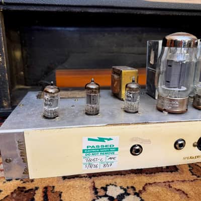 Vintage 1966 Marshall JTM45 MKII Plexi Gold White Guitar Amplifier Head *1960s* image 20
