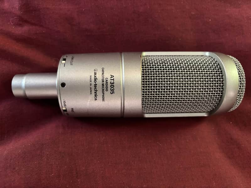 Audio-Technica AT3035 Large Diaphragm Cardioid Condenser Microphone 2010s - Silver image 1