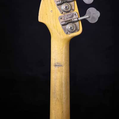 Vintage 1962 Fender Precision Bass - Fretless Conversion - Natural image 7