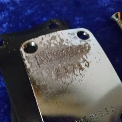 1982 Kramer Neck Plate "B" Series w/screws and back pad. image 2