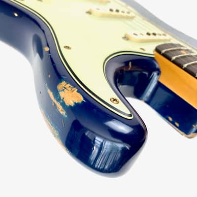 Fender Stratocaster 64 L-Series Heavy Relic Custom Shop 2025 Blue Burst image 8