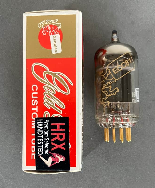 Genalex Gold Lion 12AT7 / ECC81 / B739 Gold Pins image 1