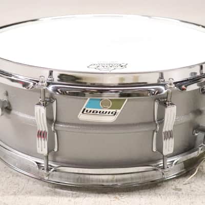 Ludwig No. 404 Acrolite 5x14" 8-Lug Aluminum Snare Drum Vintage 1980's #2