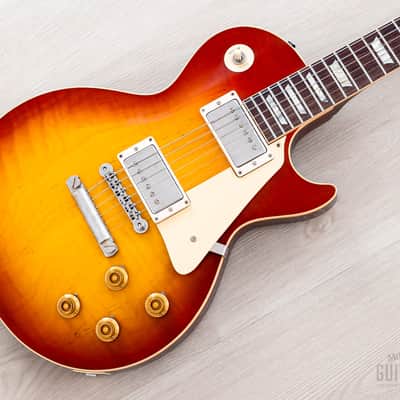 2022 Gibson Custom Shop Historic 1959 Les Paul Standard R9 70th Anniversary Washed Cherry Sunburst Gloss image 1