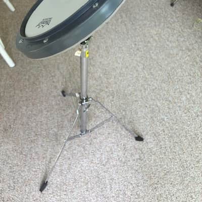 Remo Practice Pad - Tunable Ambassador Coated Drum Head with Stand 8" 2010s - Gray image 4