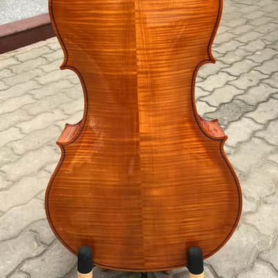 Stradivarius style 4 Strings Student Cello 4/4 with bow/Bag,flame back image 9