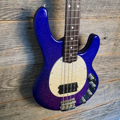 Ernie Ball Music Man StingRay Special Bass Guitar - Violet Sparkle Burst image 3