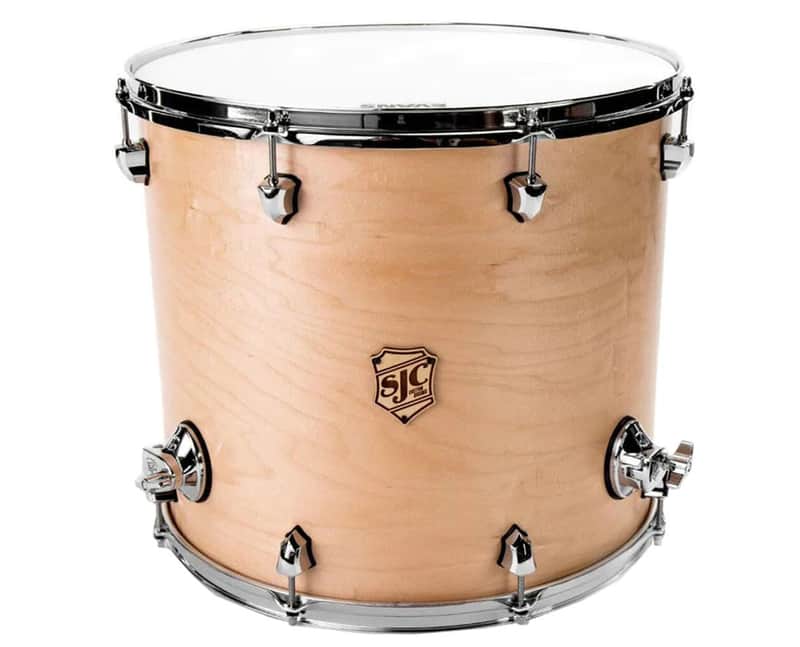 SJC Custom Drums Tour Series Floor Tom - 16 x 18-inch - Natural image 1