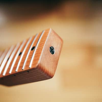 Telecaster Neck – Roasted Maple | 21 Stainless Steel Frets | Nitro Satin Finish | Bone Nut image 11