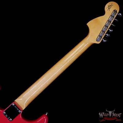 2026 Fender Custom Shop Wild West Lightning Stratocaster Floyd Rose HH Maple Neck Matching Color Large Headstock 22 Frets NOS Fiesta Red 8.10 lbs image 5