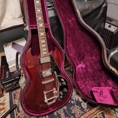 Vintage Gibson SG 1972 Cherry built in the  Kalamazoo factory.  Hang Tags ..Original owner  never Registered with Gibson. image 1
