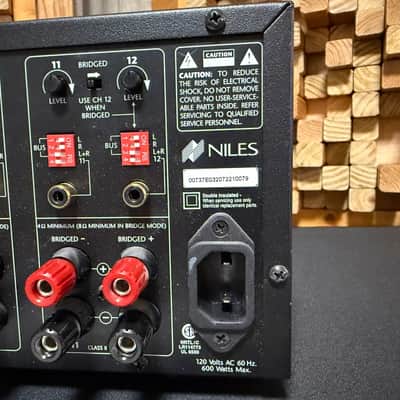Niles SI-1230 12-Channel Systems Integration Power Amplifier - Early 2000's - Black image 8