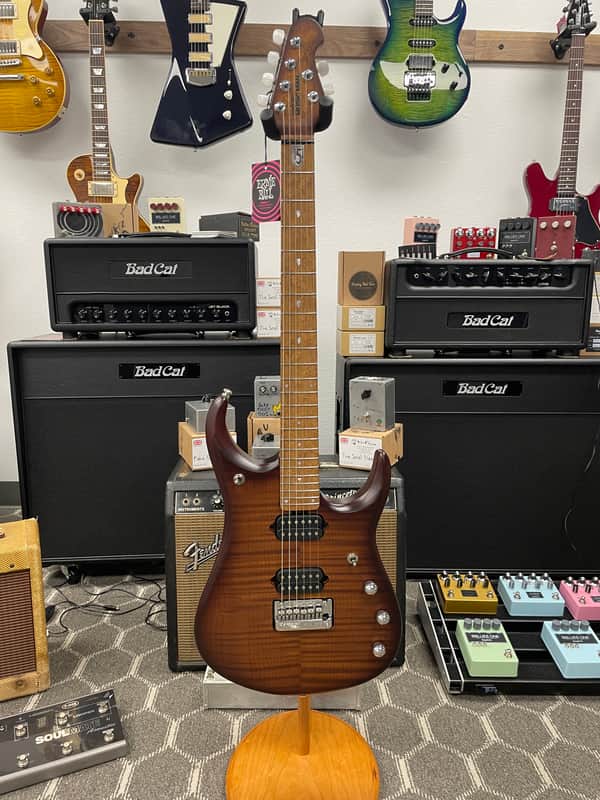 Ernie Ball Music Man JP15 John Petrucci- Sahara Burst Flame 6 String Electric Guitar *AUTHORIZED DEALER image 1