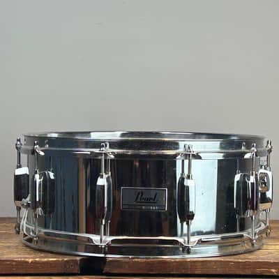 Pearl Steel Snare 1990’s - Chrome 14x5.5 image 2