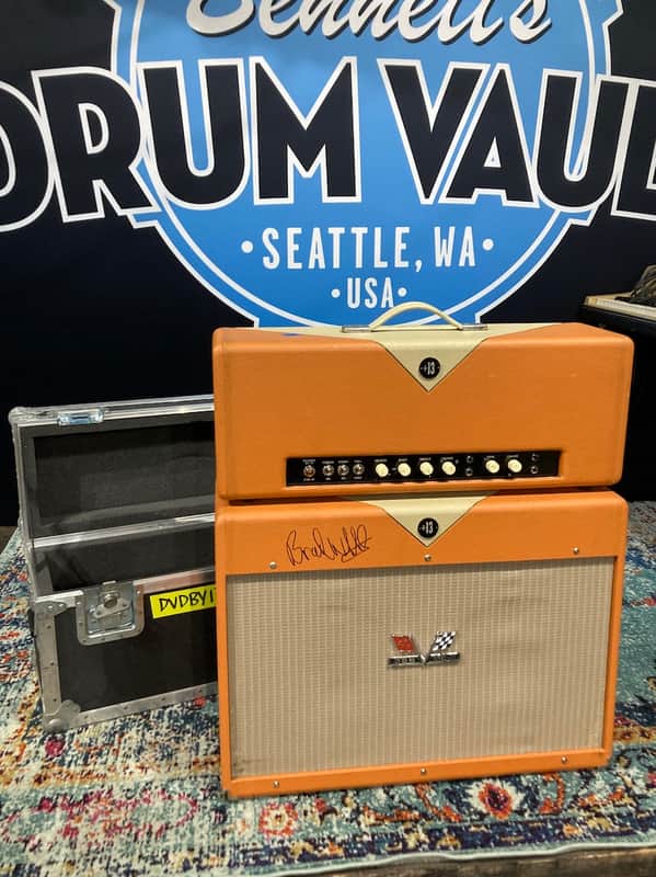 Divided by 13 Brad Whitford's Aerosmith Super Bowl, FTR 37 Amp and 2×12 Combo Autographed image 1