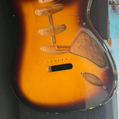 🔥 Fender Custom Shop 1957 Stratocaster Relic Body – Chocolate Burst – COA & Neck Plate 🔥 image 17
