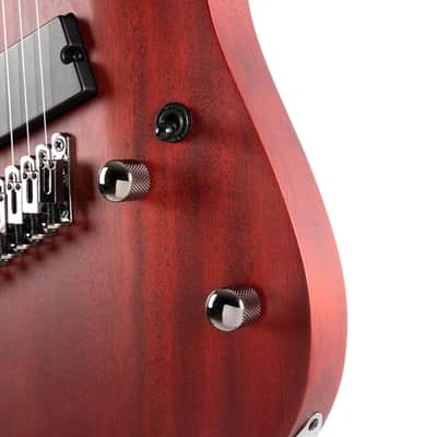 Cort KX Series Multi-Scale 7-String Electric Guitar - Open Open Pore Mahogany (KX307MSOPM-U) image 7