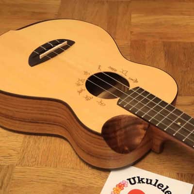 aNueNue Super Lani Spruce top Koa Cutaway Slot head Tenor Ukulele 3101 image 3